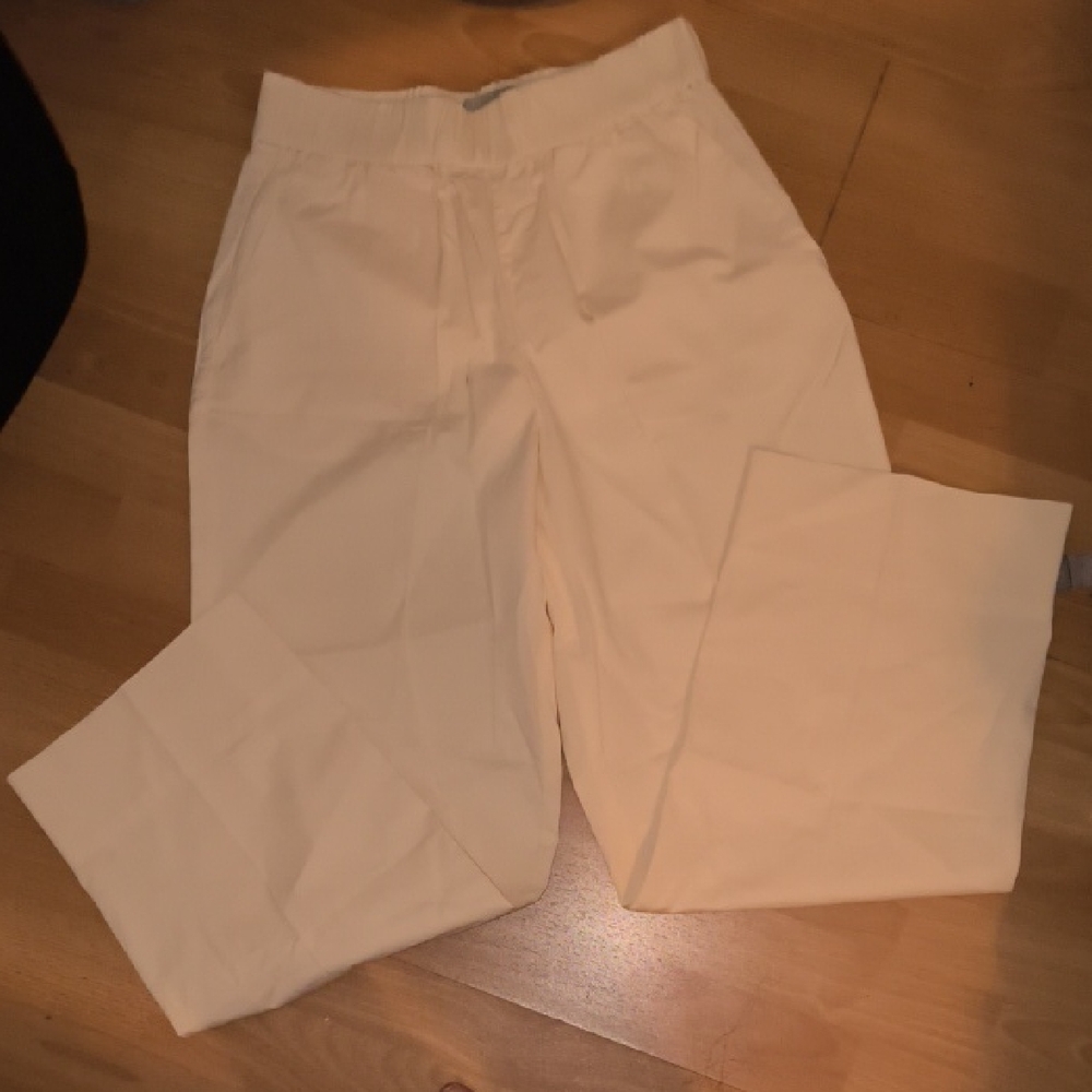 NWT Everlane | Women's Soft Cream Wide Leg Trousers